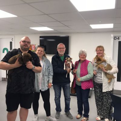 Puppy Party attendees